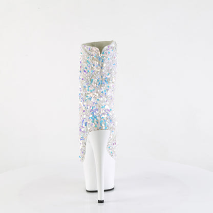 Pleaser   ADORE-1042SQ WHT Multi -Sequins/WHT