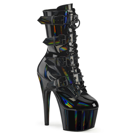 Pleaser   ADORE-1046 BLK Holo Pat/Matching