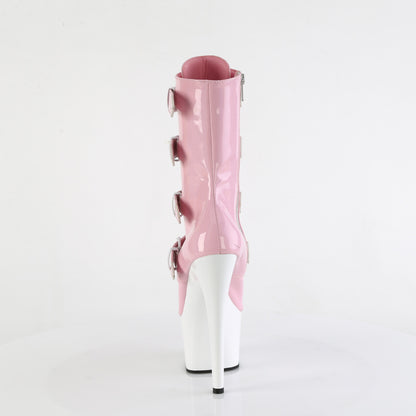 Pleaser   ADORE-1046TT B. Pink Holo Pat/Wht