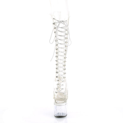 Pleaser Womens Boots. ADORE-2021c CLR / CLR