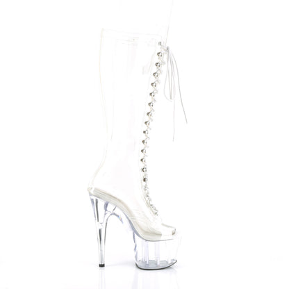 Pleaser Womens Boots. ADORE-2021c CLR / CLR