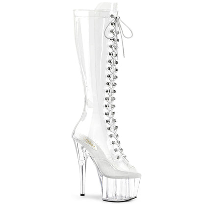 Pleaser Womens Boots. ADORE-2021c CLR / CLR