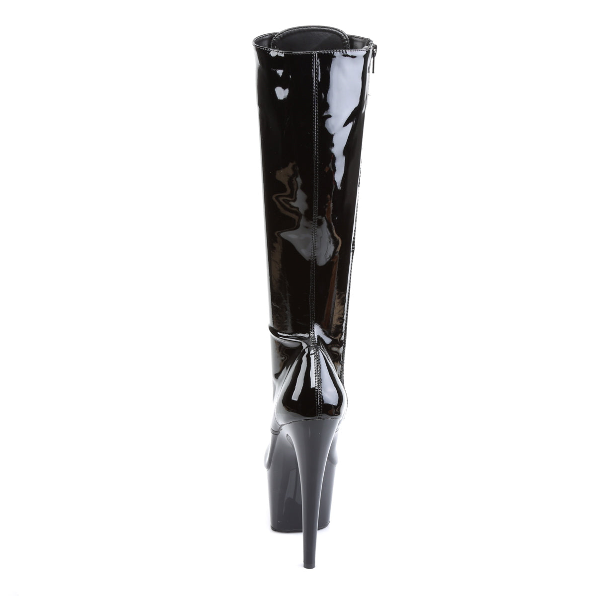 Pleaser Womens Boots ADORE-2023 Blk Str Pat/Blk