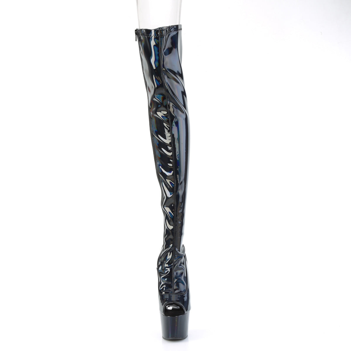 Pleaser   ADORE-3011HWR BLK STR. Holo/Blk Holo