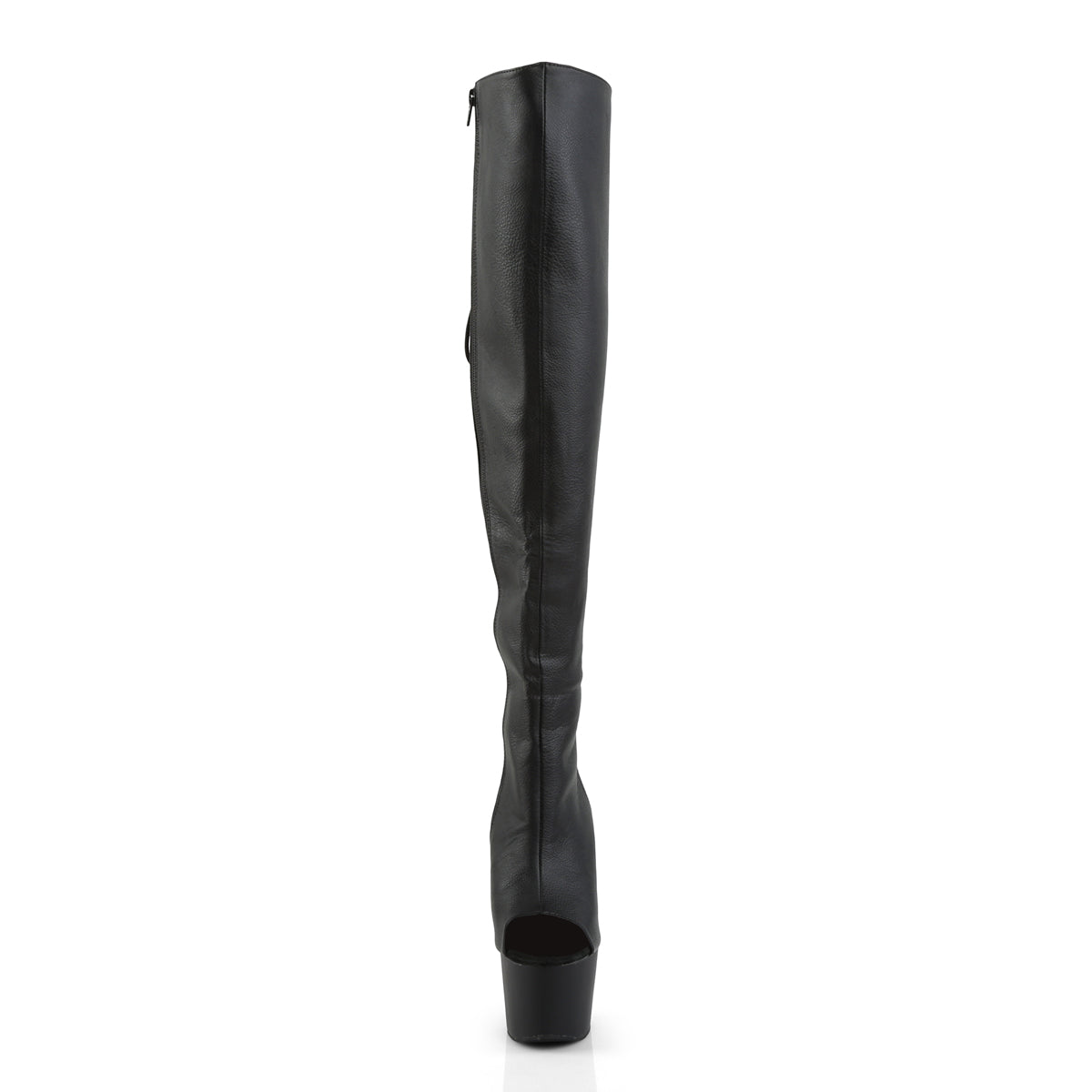 Pleaser Womens Boots ADORE-3019 Blk Faux Leather/Blk Matte