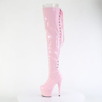 Pleaser   ADORE-3063 B. Pink Str Pat/b. Rosa