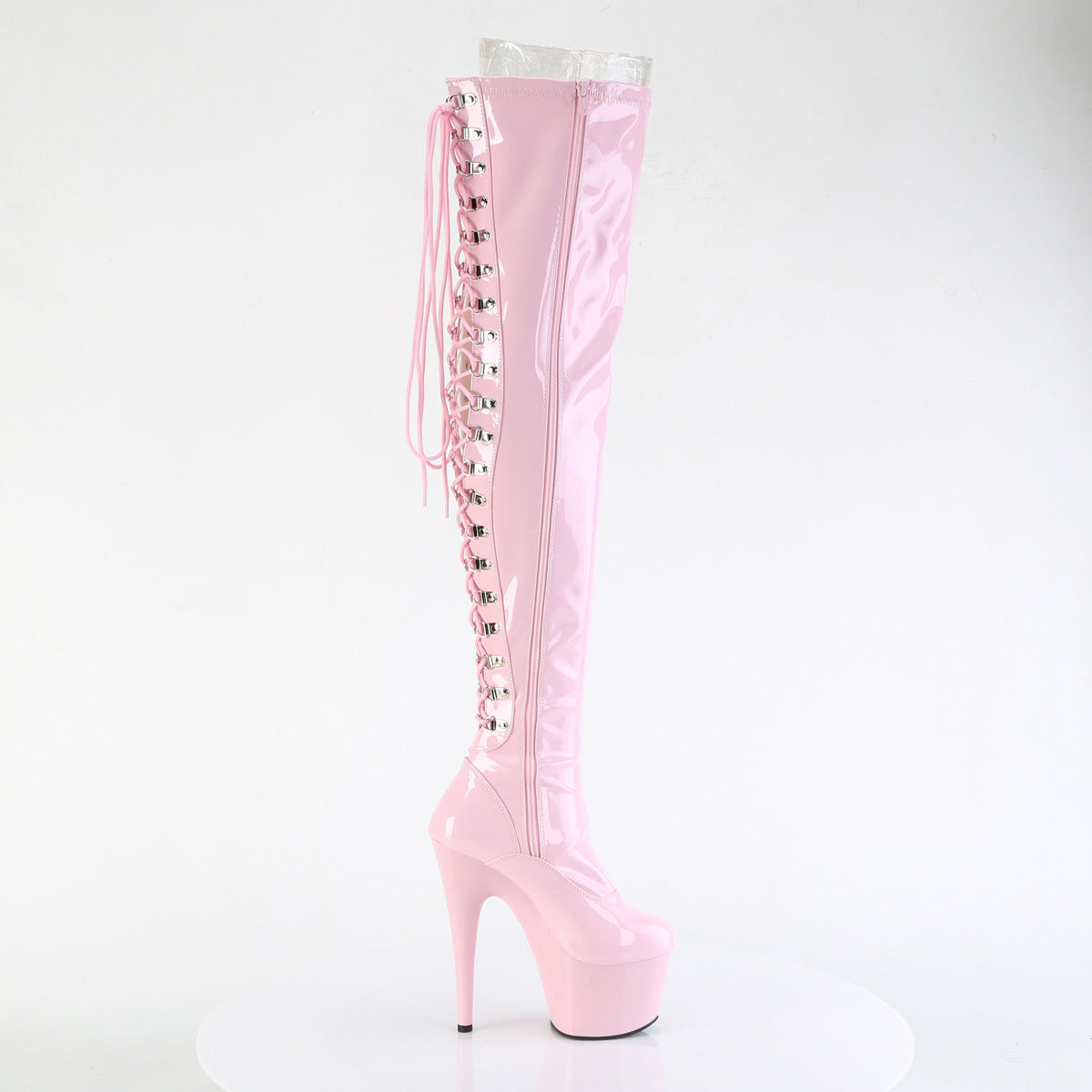 Pleaser   ADORE-3063 B. Pink Str Pat/b. Rosa