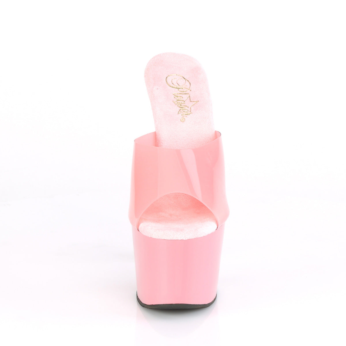Pleaser Womens Sandals ADORE-701N B. Pink (Jelly-Like) TPU/B. Pink