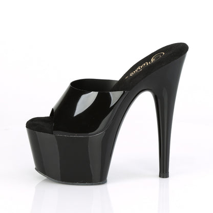 Pleaser Damen Sandalen ADORE-701n BLK (GELLY-LIFE) TPU / BLK