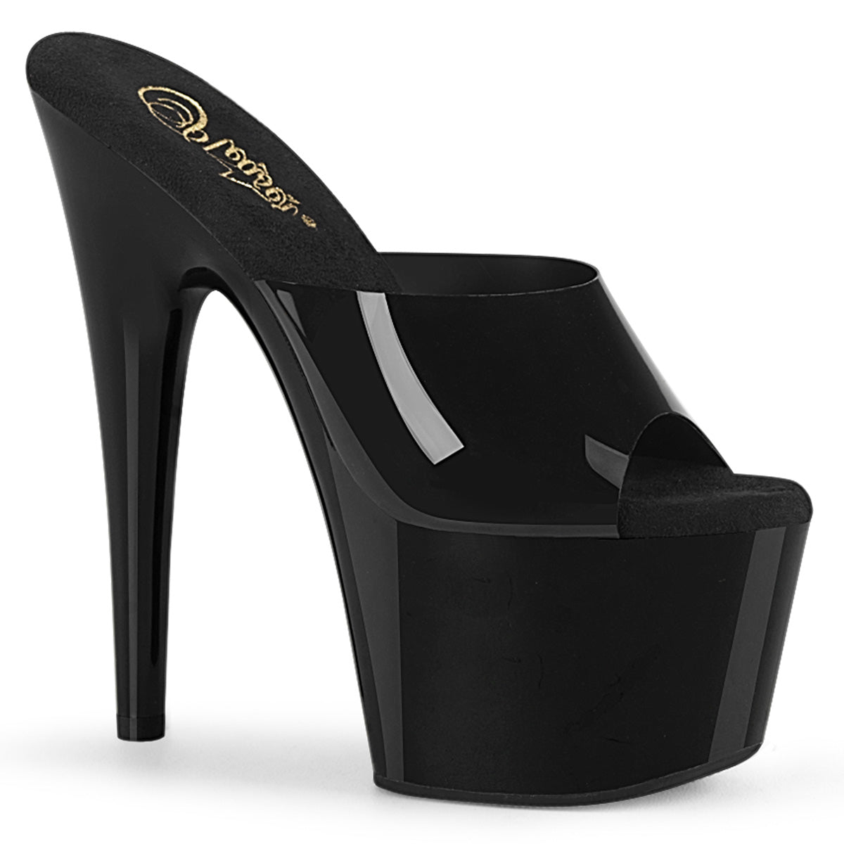 Pleaser Damen Sandalen ADORE-701n BLK (GELLY-LIFE) TPU / BLK