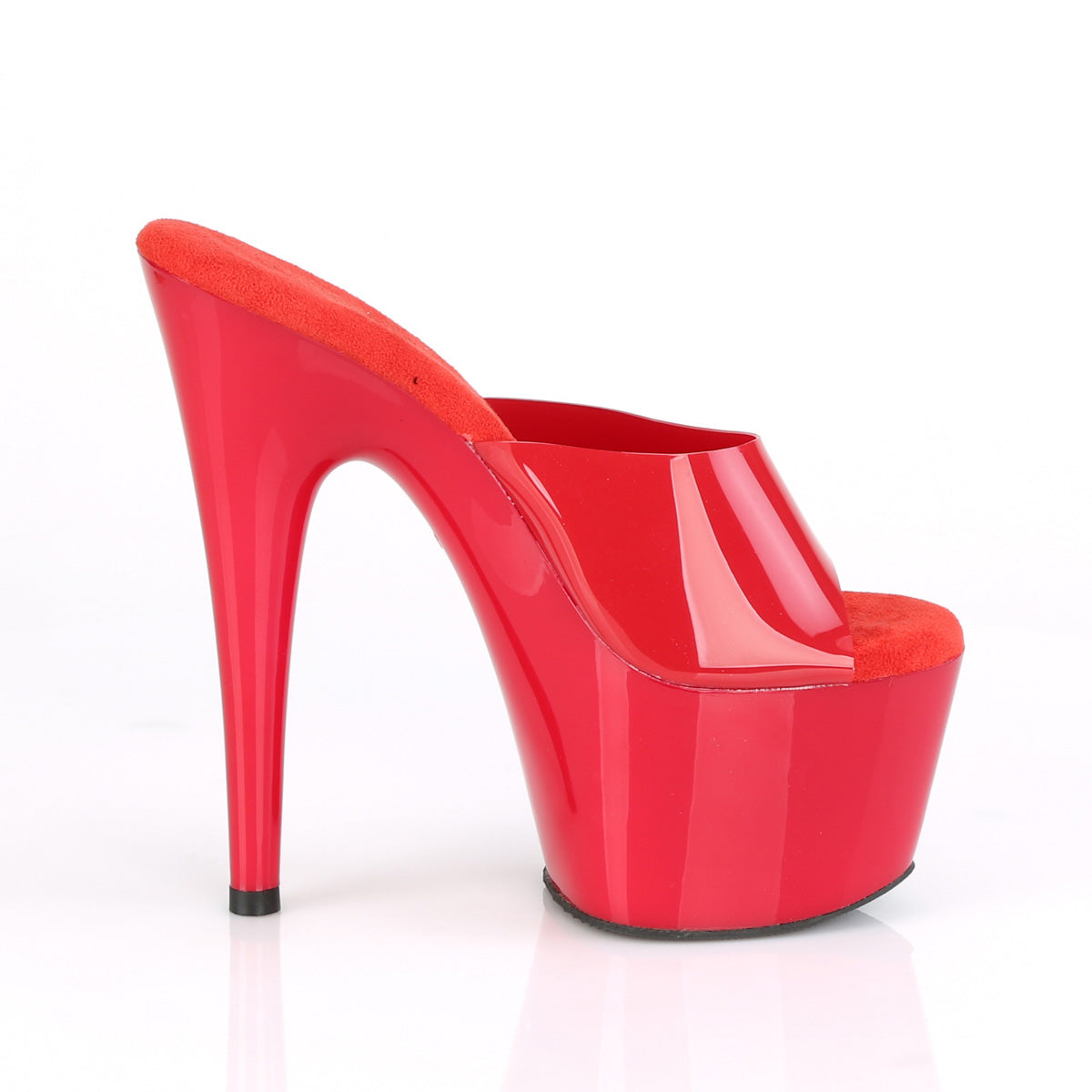 Pleaser Damen Sandalen ADORE-701n rot (geleelelig) tpu / rot