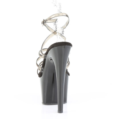 Pleaser Women's Platform Shoes ADORE-706 Smoke/Blk