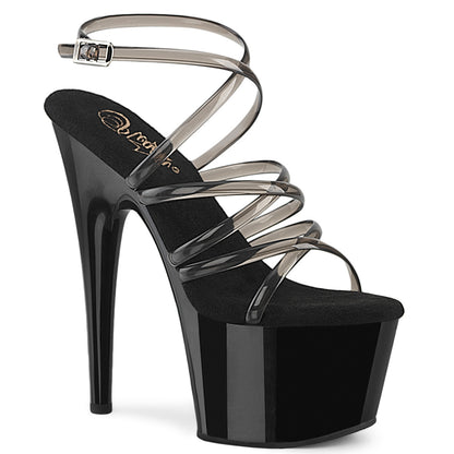 Pleaser Women's Platform Shoes ADORE-706 Smoke/Blk