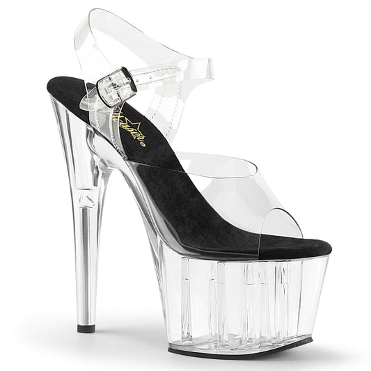 Pleaser Damen Sandalen ADORE-708 CLR-BLK / CLR