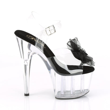 Pleaser Damen Sandalen ADORE-708BFL CLR-BLK / CLR