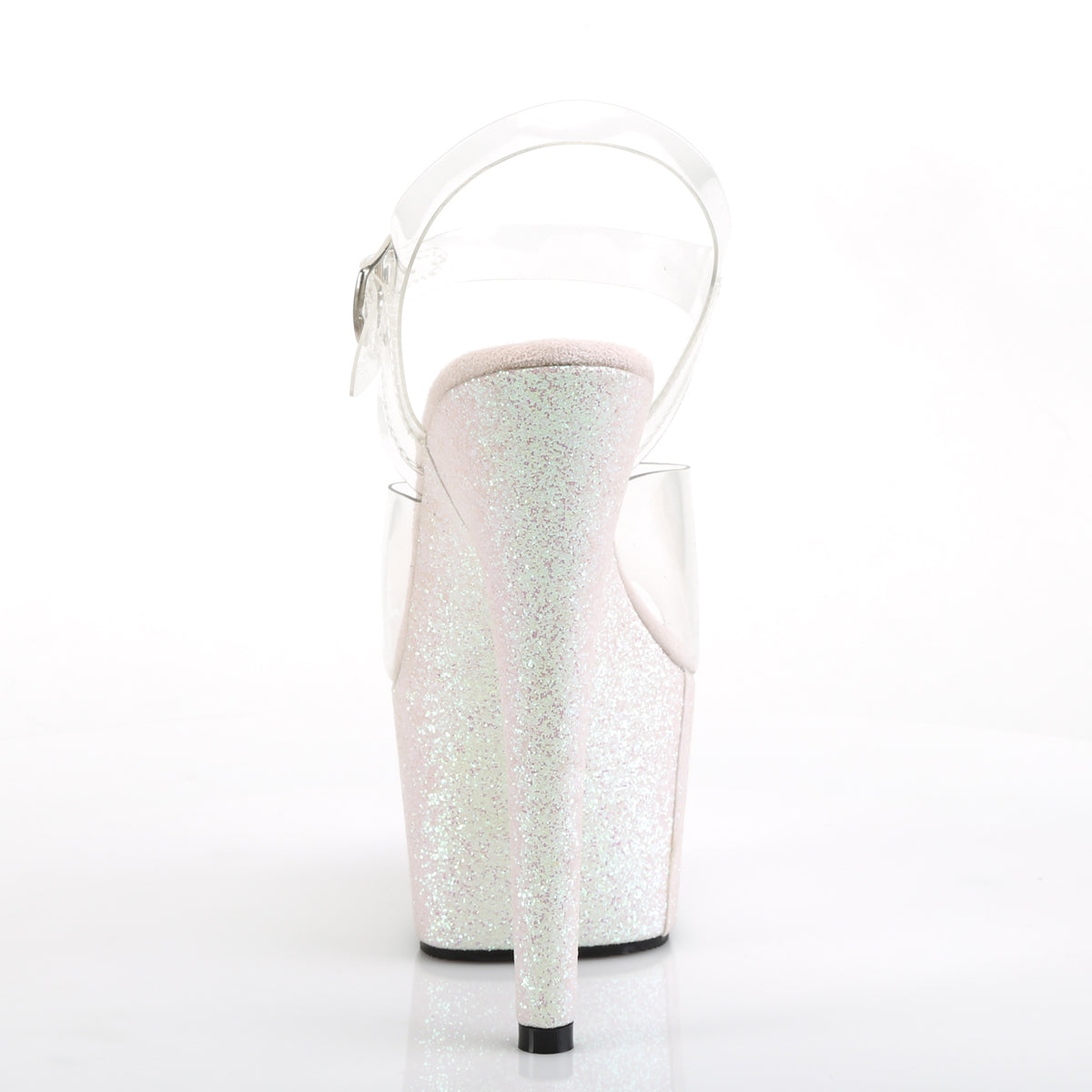 Pleaser Damen Sandalen ADORE-708HMG CLR / OPAL Multi Glitter