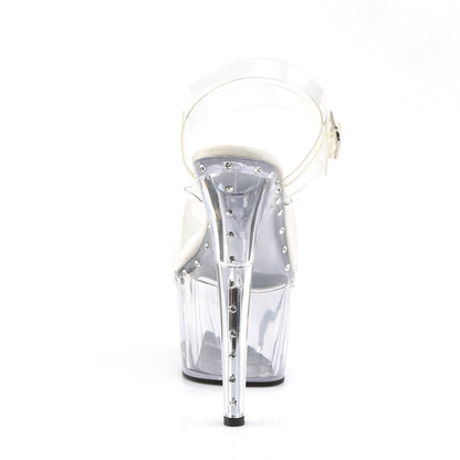 Pleaser Damen Sandalen ADORE-708LS CLR / CLR
