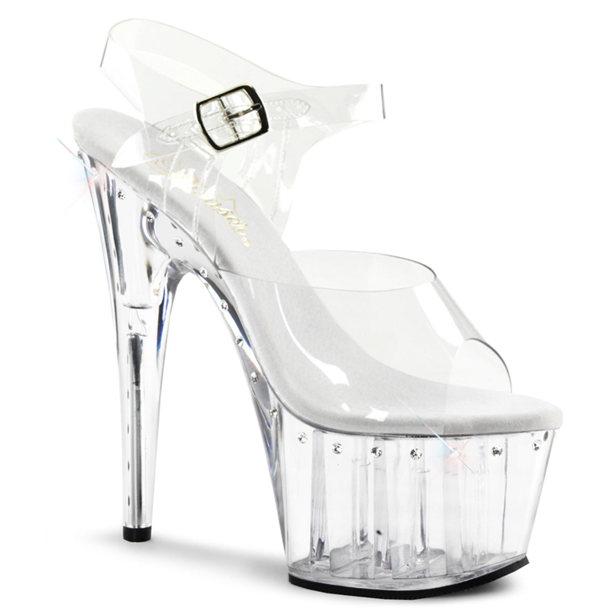 Pleaser Damen Sandalen ADORE-708LS CLR / CLR