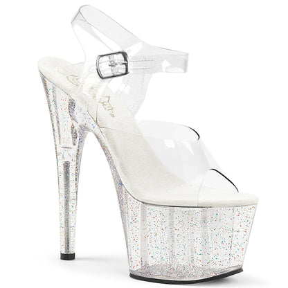 Pleaser Womens Sandals ADORE-708MG Clr/Clr