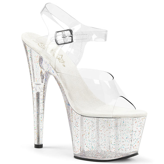 Pleaser Womens Sandals ADORE-708MG Clr/Clr