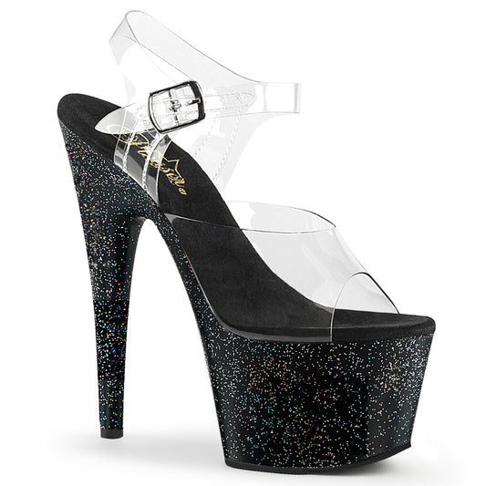 Pleaser Damen Sandalen ADORE-708mg CLR / BLK