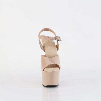 Pleaser Damen Sandalen ADORE-708n Creme (Gelee-ähnliche) TPU / Creme