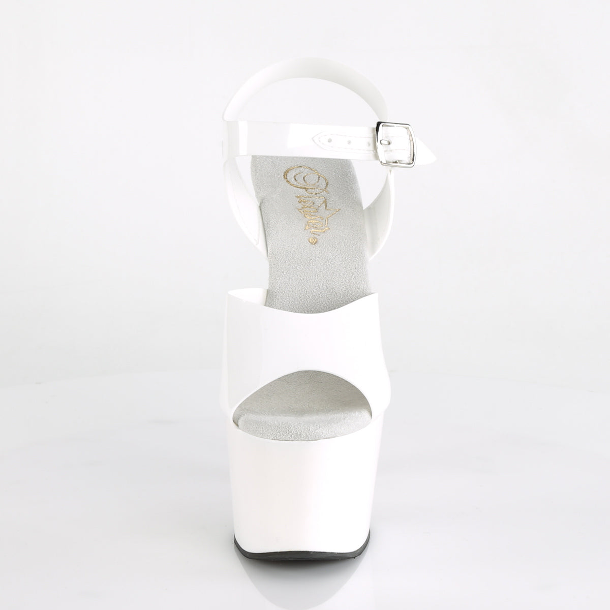 Pleaser Womens Sandals ADORE-708N Wht (Jelly-Like) TPU/Wht