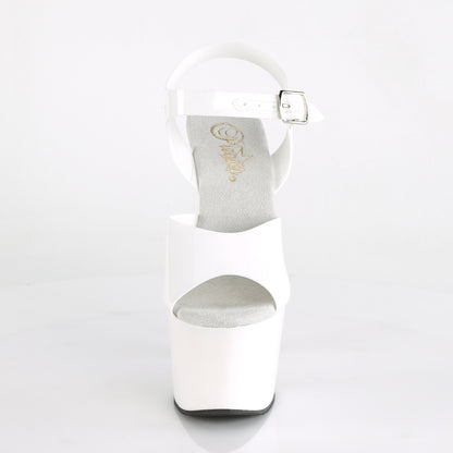 Pleaser Womens Sandals ADORE-708N Wht (Jelly-Like) TPU/Wht