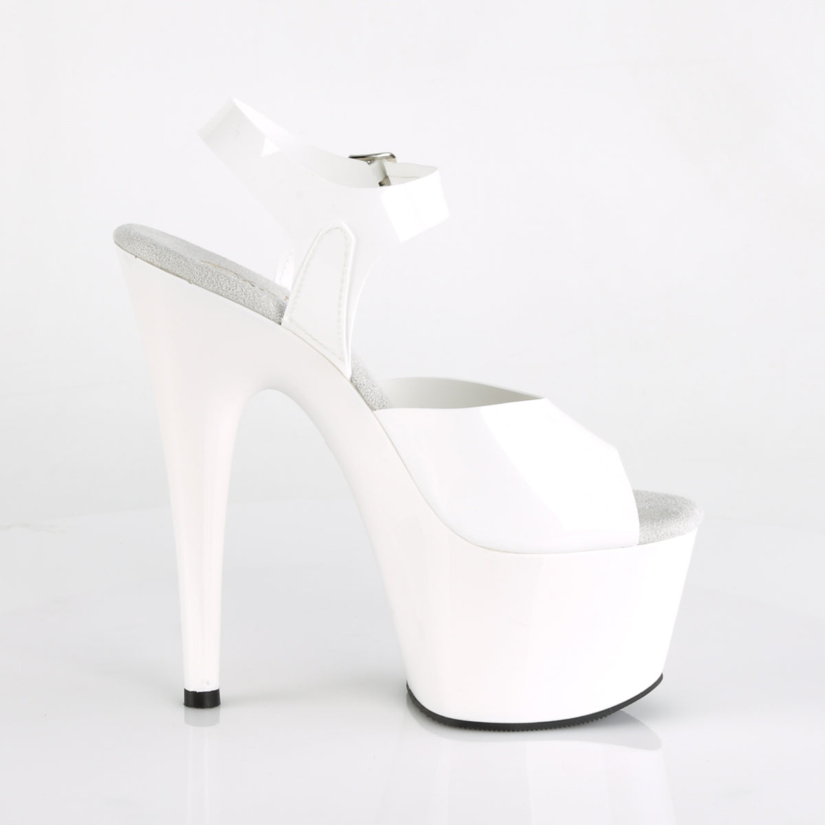 Pleaser Womens Sandals ADORE-708N Wht (Jelly-Like) TPU/Wht