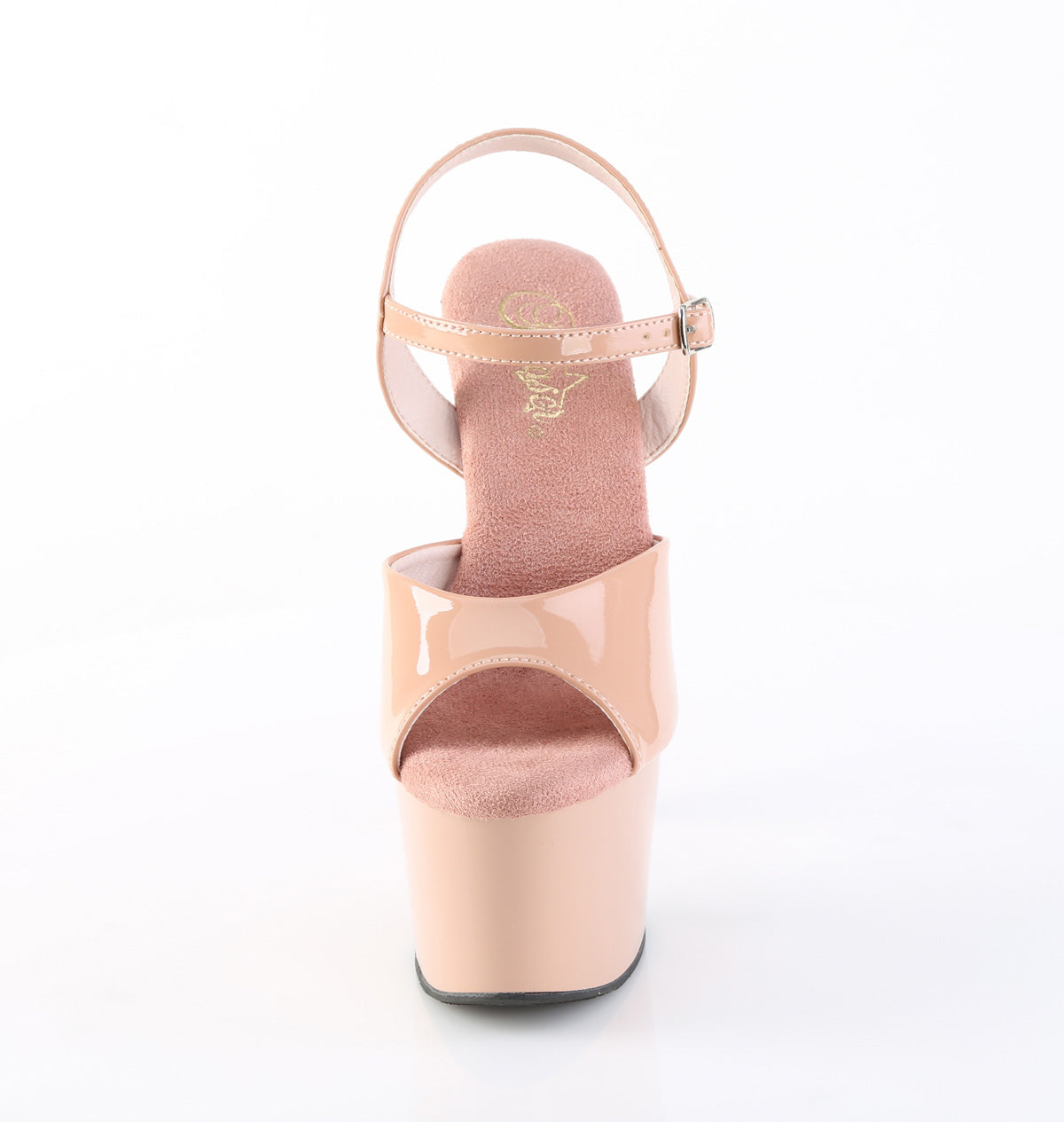 Pleaser Women's Platform Shoes ADORE-709 Blush Pat/Blush