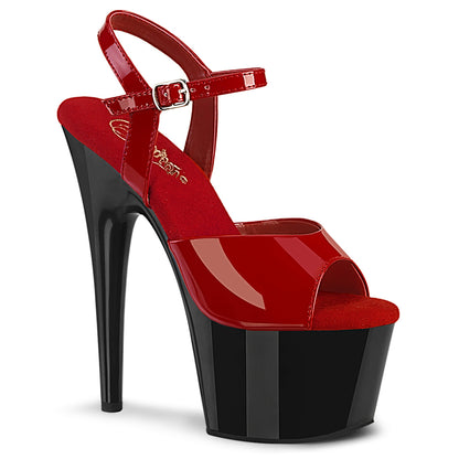 Pleaser  Sandalen ADORE-709 Red Pat / BLK