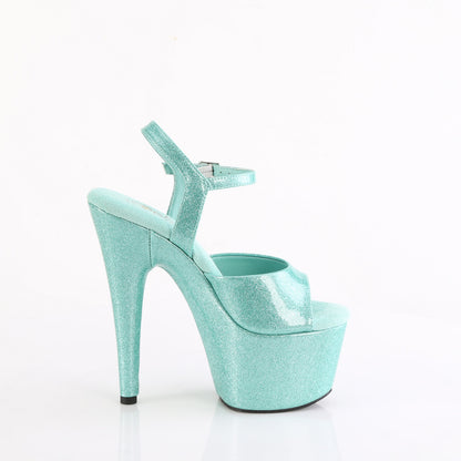 Pleaser   ADORE-709GP Aqua Glitter Pat/M.