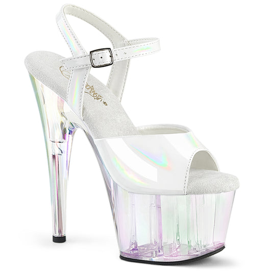 Pleaser   ADORE-709ht wht Holo/Holo getönt