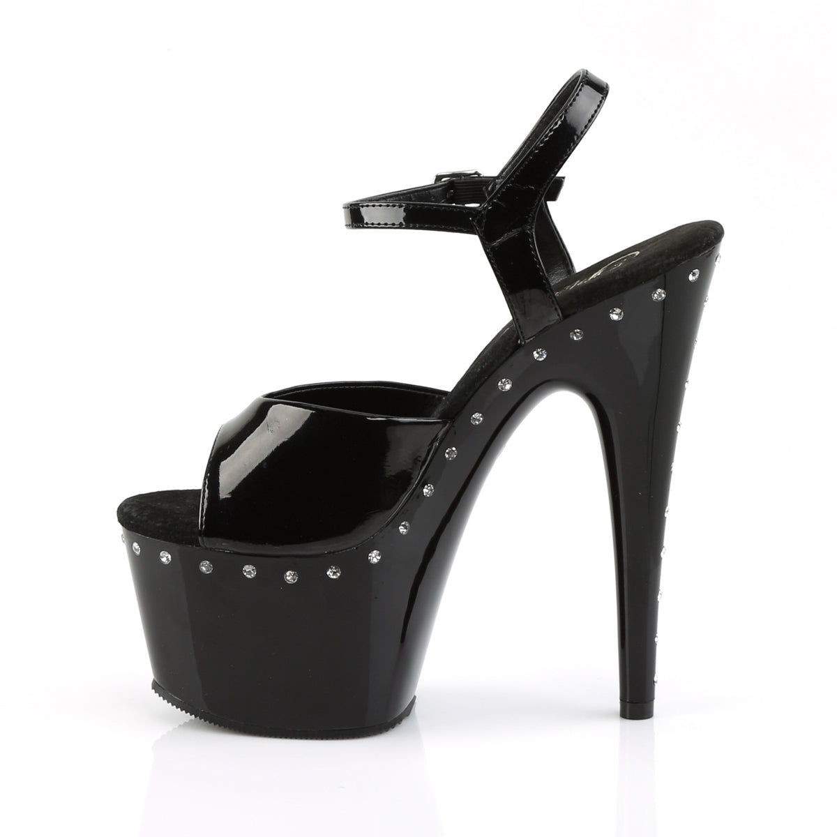 Pleaser Damen Sandalen ADORE-709LS BLK / BLK
