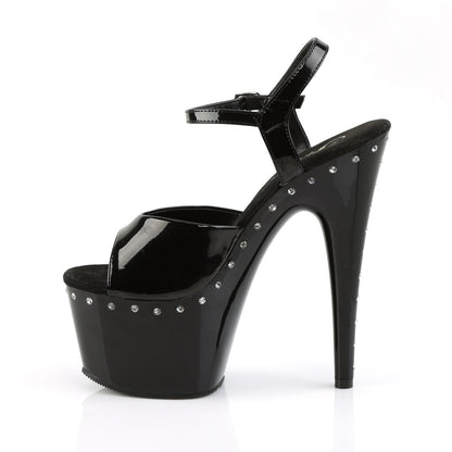 Pleaser Damen Sandalen ADORE-709LS BLK / BLK