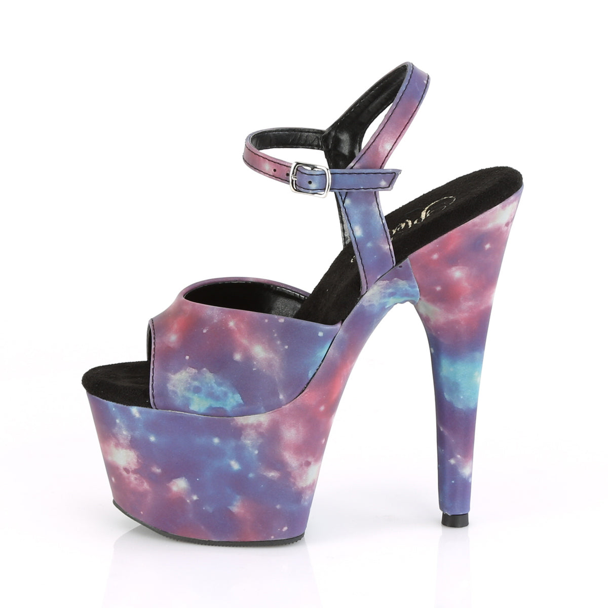 Pleaser Damen Sandalen ADORE-709REFL Lila-Blue reflektierend / lila-blau verfein