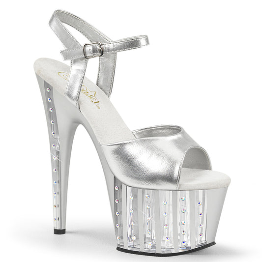 Pleaser Damen Sandalen ADORE-709VLRS SLV PU / SLV