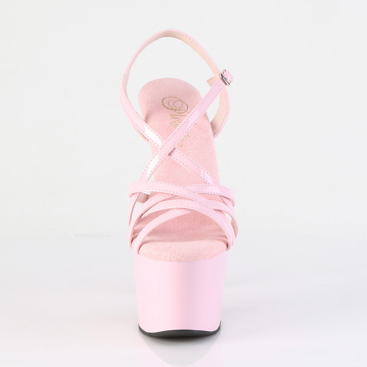 Pleaser Women's Platform Shoes ADORE-713 B. Pink Pat/B. Pink