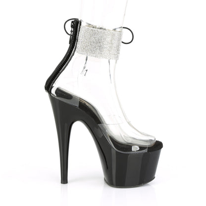 Pleaser Womens Sandals ADORE-724RS Clr/Blk