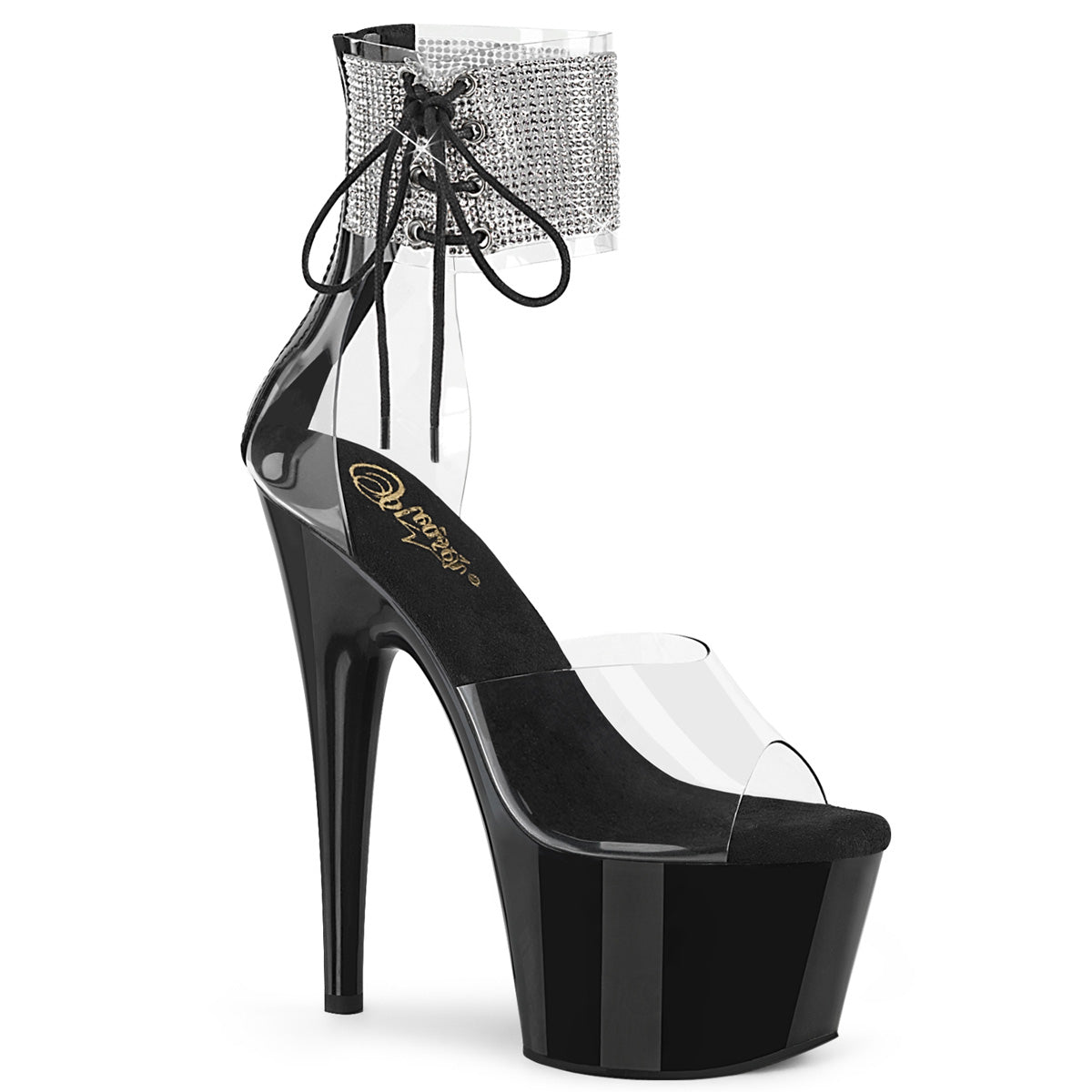 Pleaser Damen Sandalen ADORE-724rs CLR / BLK