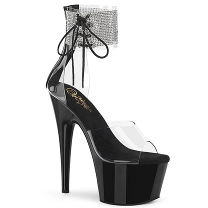 Pleaser Womens Sandals ADORE-724RS Clr/Blk