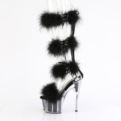 Pleaser   ADORE-728F Clr-Blk Fur/M