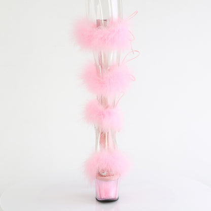 Pleaser   ADORE-728f CLR-B. Rosa Fell/m