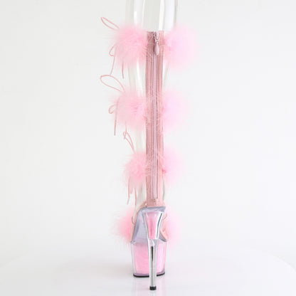 Pleaser   ADORE-728f CLR-B. Rosa Fell/m