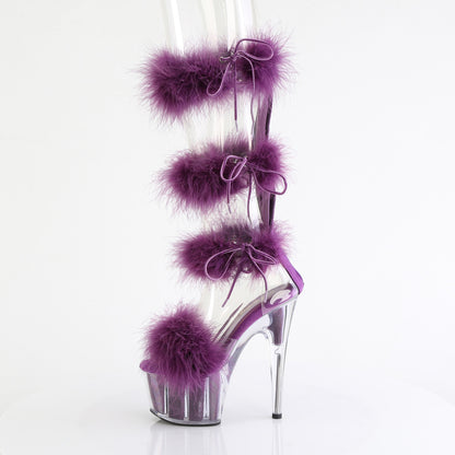 Pleaser   ADORE-728f clr-purpurer Fell/m