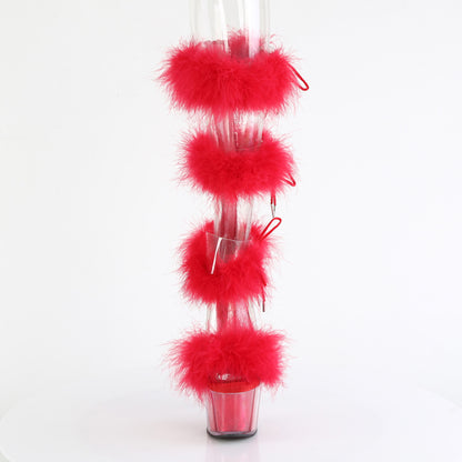 Pleaser   ADORE-728f clr-rotes Fell/m