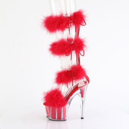 Pleaser   ADORE-728f clr-rotes Fell/m