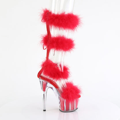 Pleaser   ADORE-728f clr-rotes Fell/m