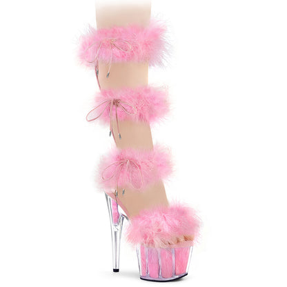 Pleaser   ADORE-728f CLR-B. Rosa Fell/m