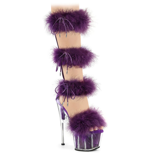 Pleaser   ADORE-728f clr-purpurer Fell/m